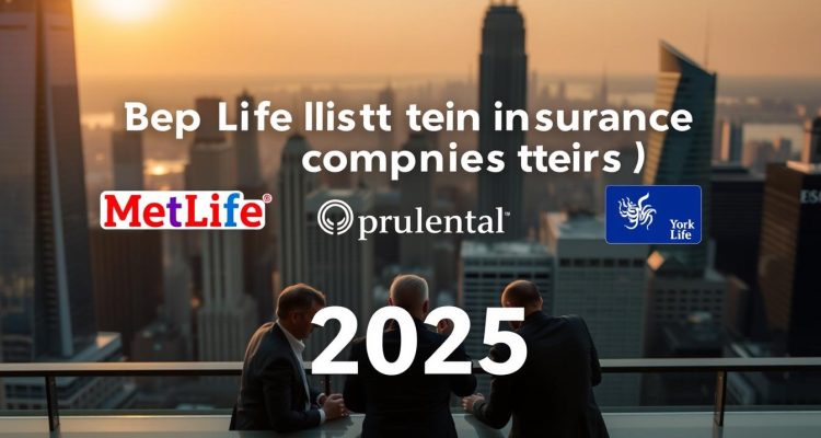 top life insurance companies 2025